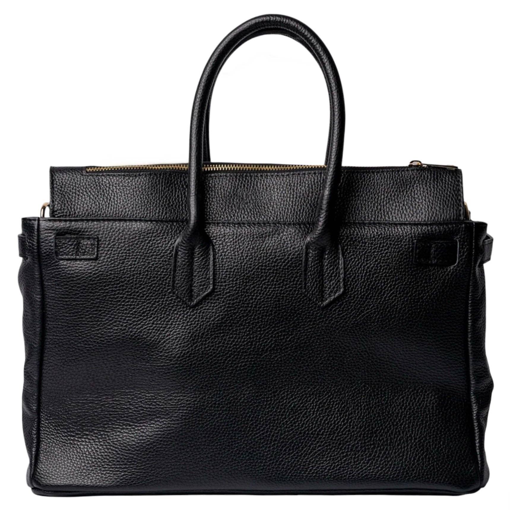 Birk tote double opening with flaps and zip