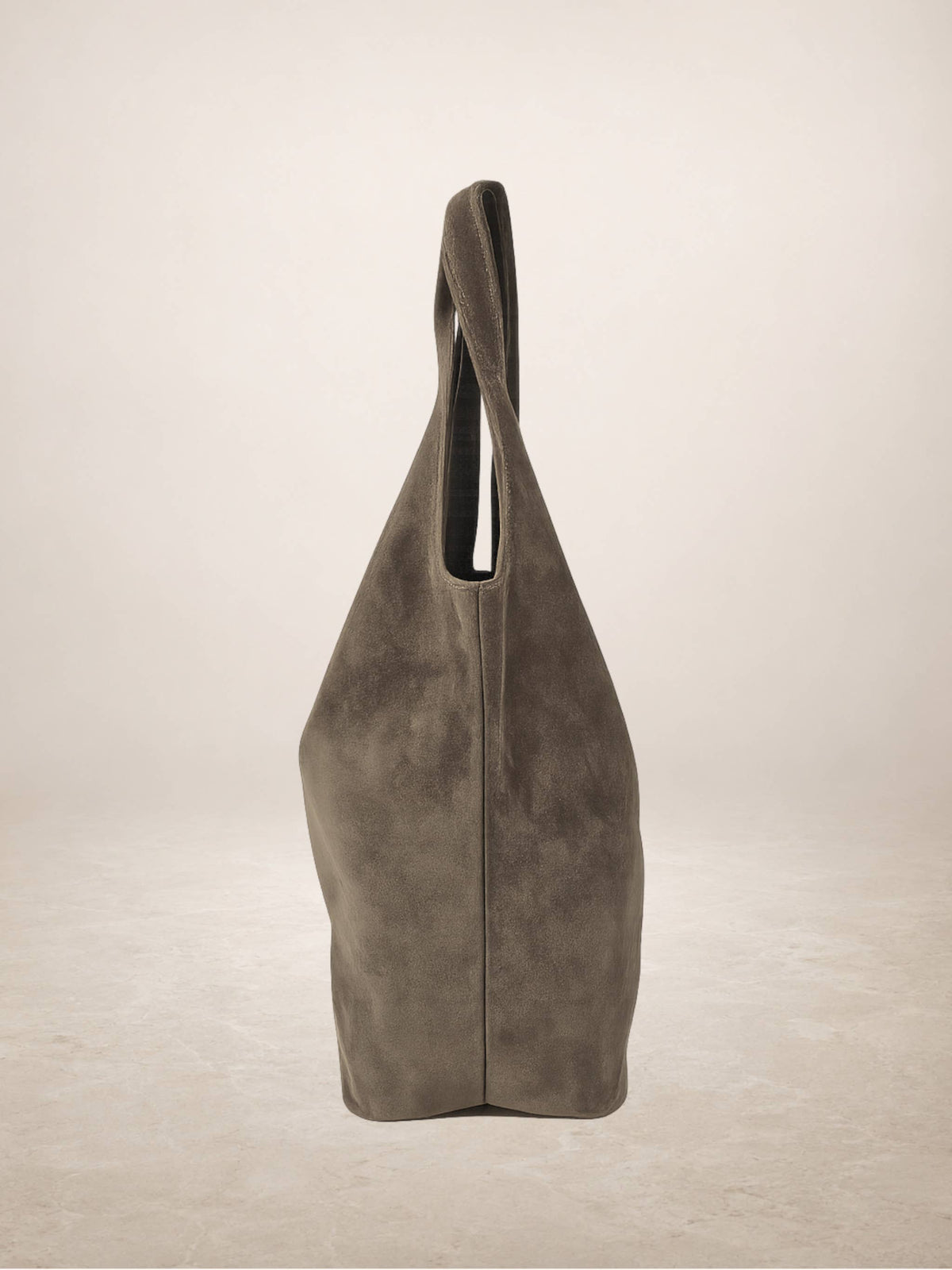 Giannina suede bag velvety texture close up
