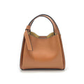 Valentina genuine leather handbag, front view